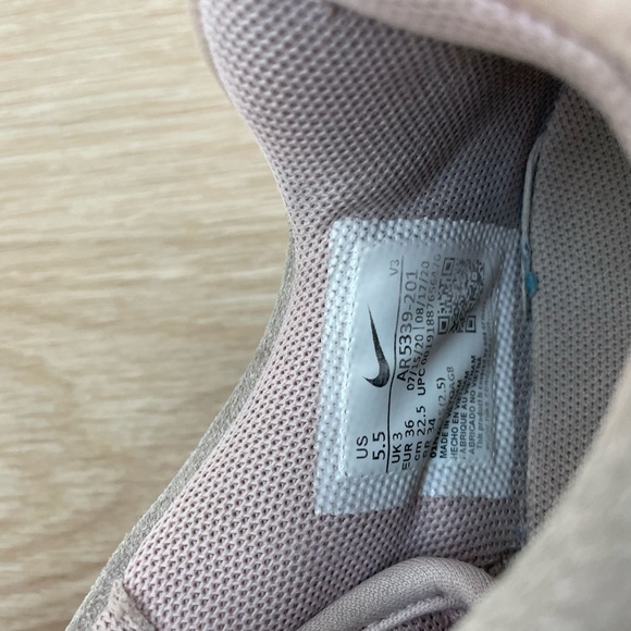 Nike Air Force 1 Sage Low 'Particle Beige & pink Size 5.5  AR5339-201 - Picture 4 of 8